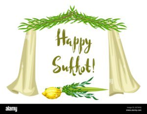 happy-sukkot-greeting-card-holiday-background-with-jewish-festival-traditional-symbols-2G75N5J